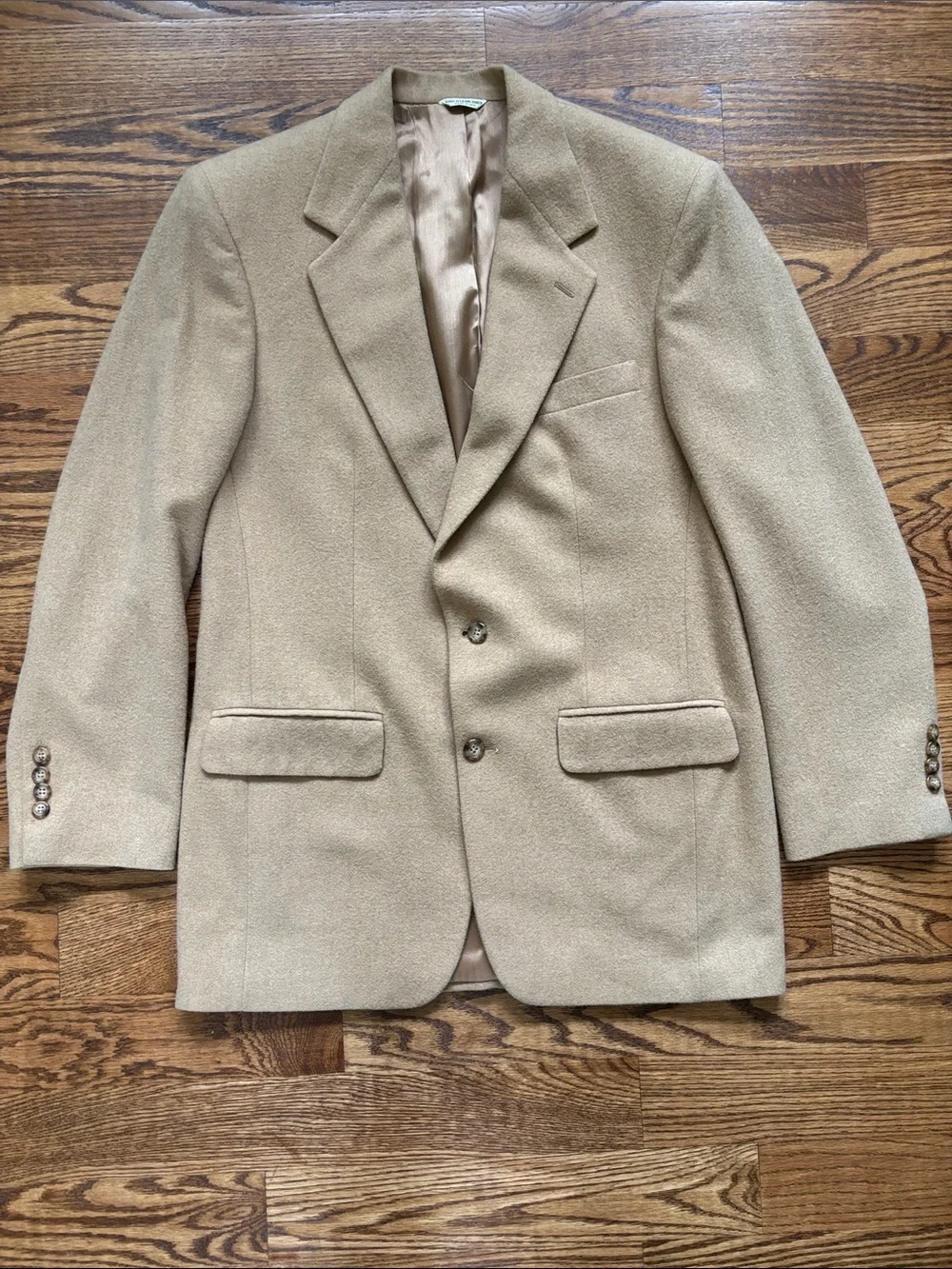 Camel blazer coat jacket